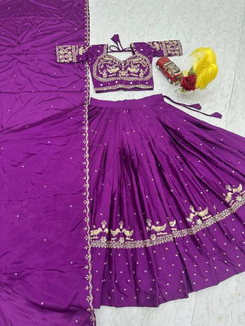 Tapi 322 chinon Bollywood lehenga choli market in Hyderabad